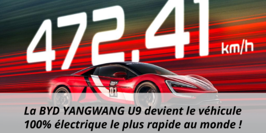 BYD Yangwang U9 : voiture électrique